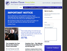 Tablet Screenshot of andrewflower.com